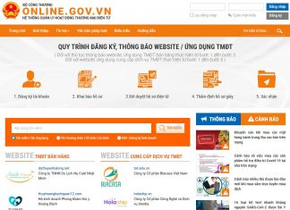 đăng ký website bán hàng