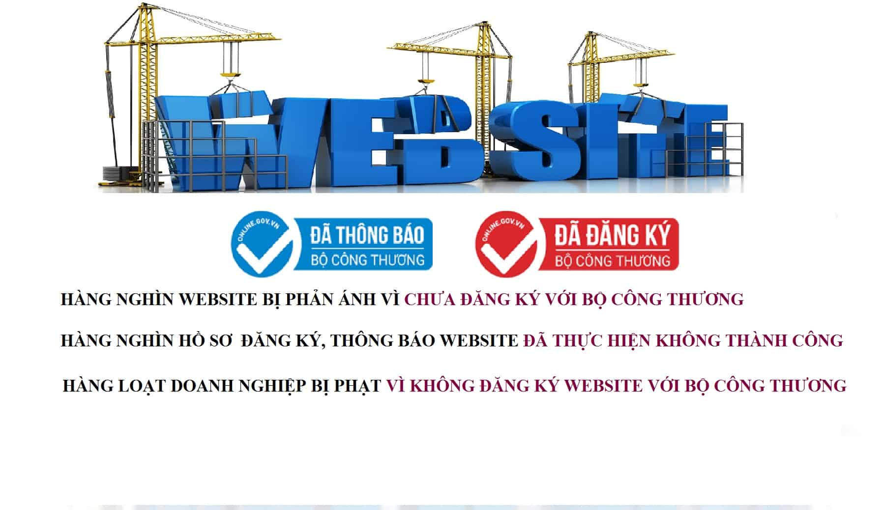 Tại sao phải đăng ký website với bộ công thương