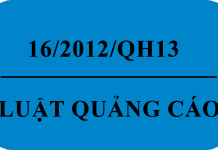luật quảng cáo 16/2012/QH13