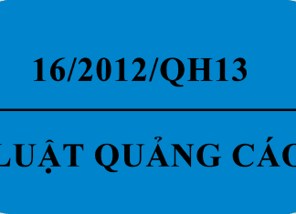 luật quảng cáo 16/2012/QH13