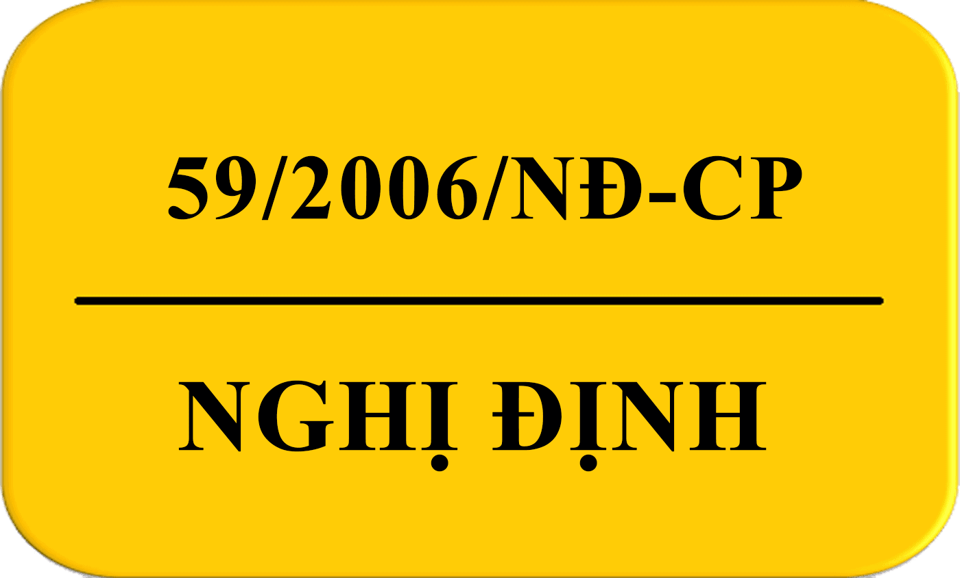 59/2006/NĐ-CP