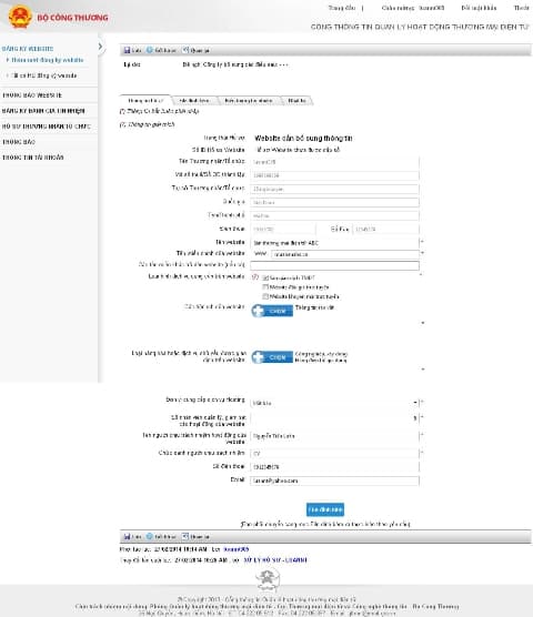 Cách đăng ký website cung cấp dịch vụ thương mại điện tử 