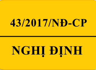Nghị định 43/2017/NĐ-CP