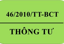 Thông tư số 46/2010/TT-BCT