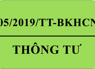 Thông tư 05/2019/TT-BKHCN Thông tư 05/2019/TT-BKHCN
