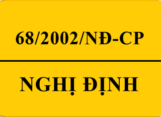Nghị định 68/2002/NĐ-CP