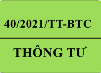 Thông tư 40/2021/TT-BTC Thông tư 40/2021/TT-BTC