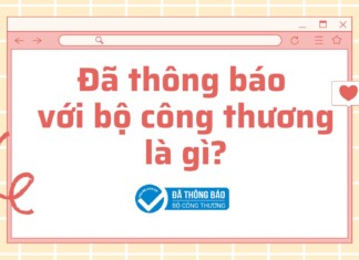 Đã thông báo với bộ công thương là gì?