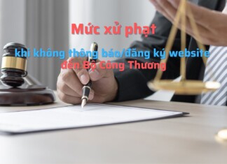 Mức xử phạt khi không thông báo đăng ký website