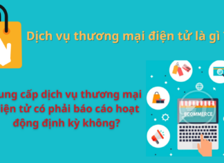 Dịch vụ thương mại điện tử là gì ? Cung cấp dịch vụ thương mại điện tử có phải báo cáo hoạt động định kỳ không?