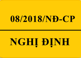 Nghị định 08/2018/NĐ-CP Nghị định 08/2018/NĐ-CP