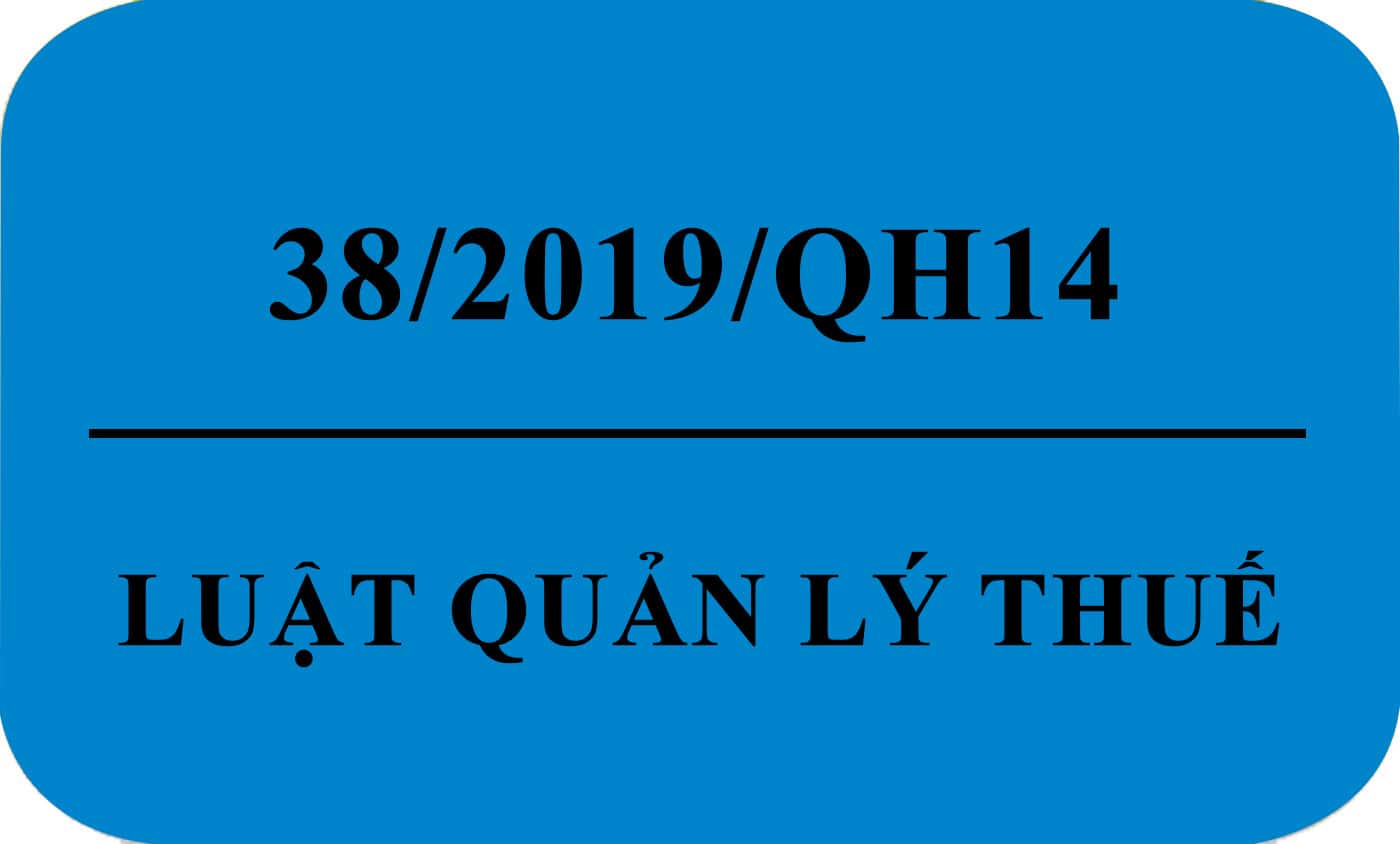 Luật quản lý thuế 2019