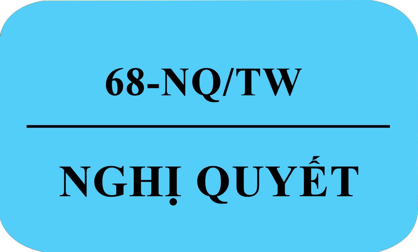 Nghị quyết 68-NQ/TW