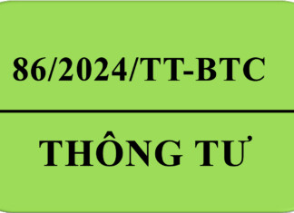 Thông tư 86/2024/TT-BTC