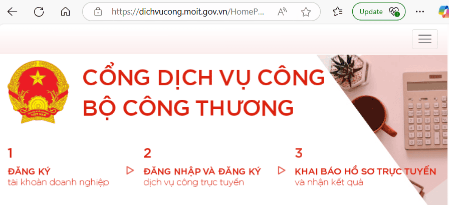 Đăng ký hồ sơ thương nhân, cá nhân 