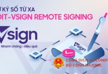 Hướng dẫn sử dụng chữ ký số từ xa MOIT-Vsign Remote Signing trên cổng online.gov.vn